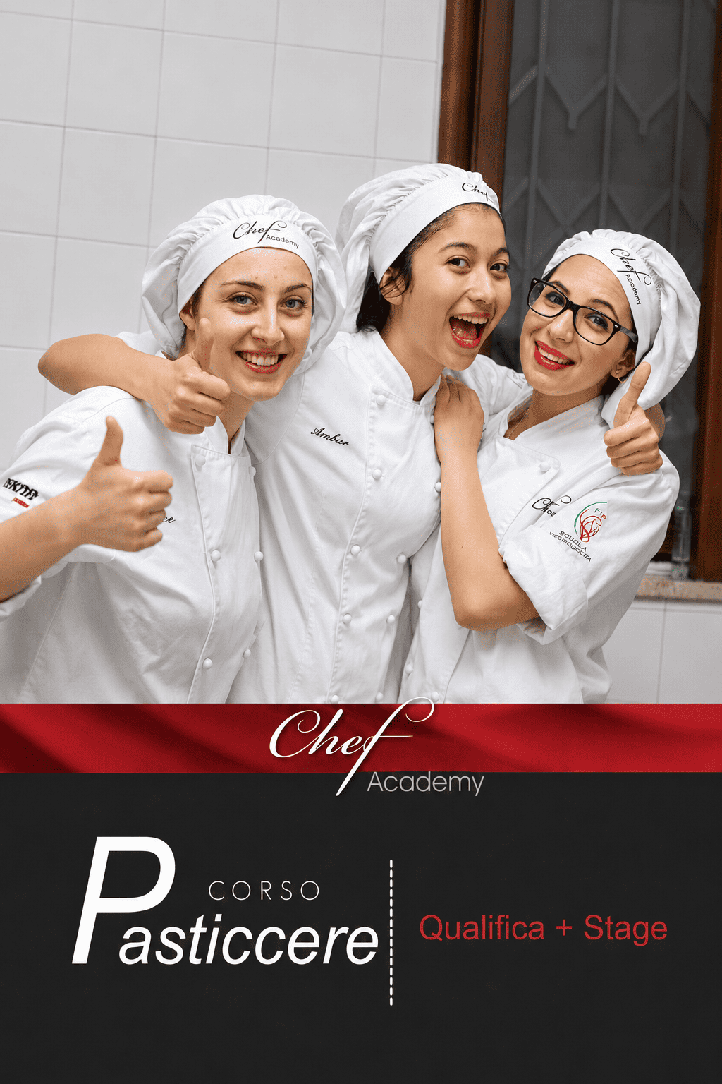 Studentessa al corso pasticcere Chef Academy