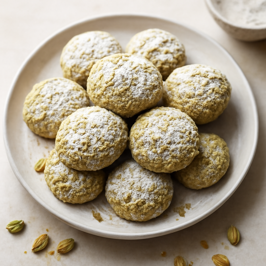 Amaretti al pistacchio