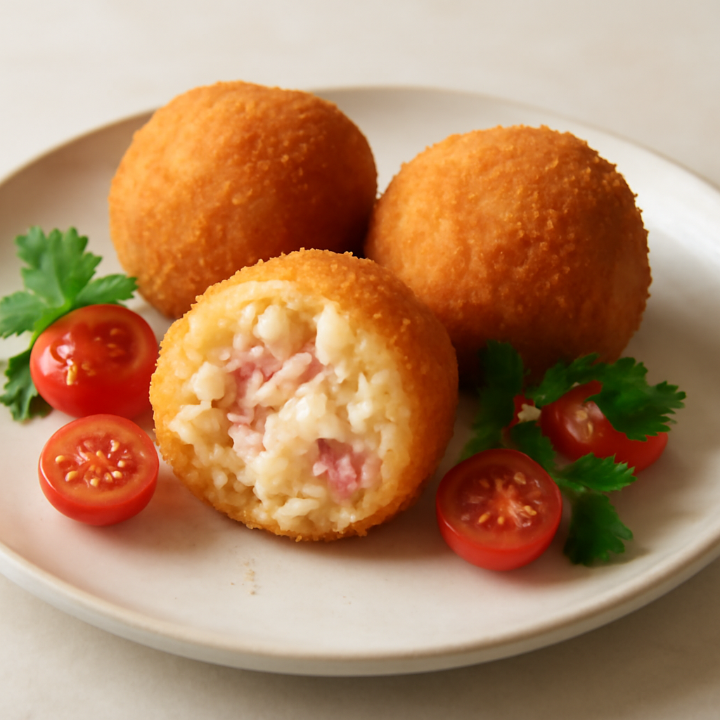 Arancine al prosciutto
