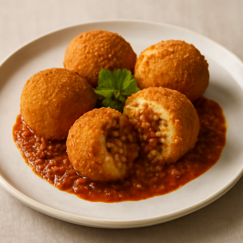 Arancini di riso al Ragù di Carne
