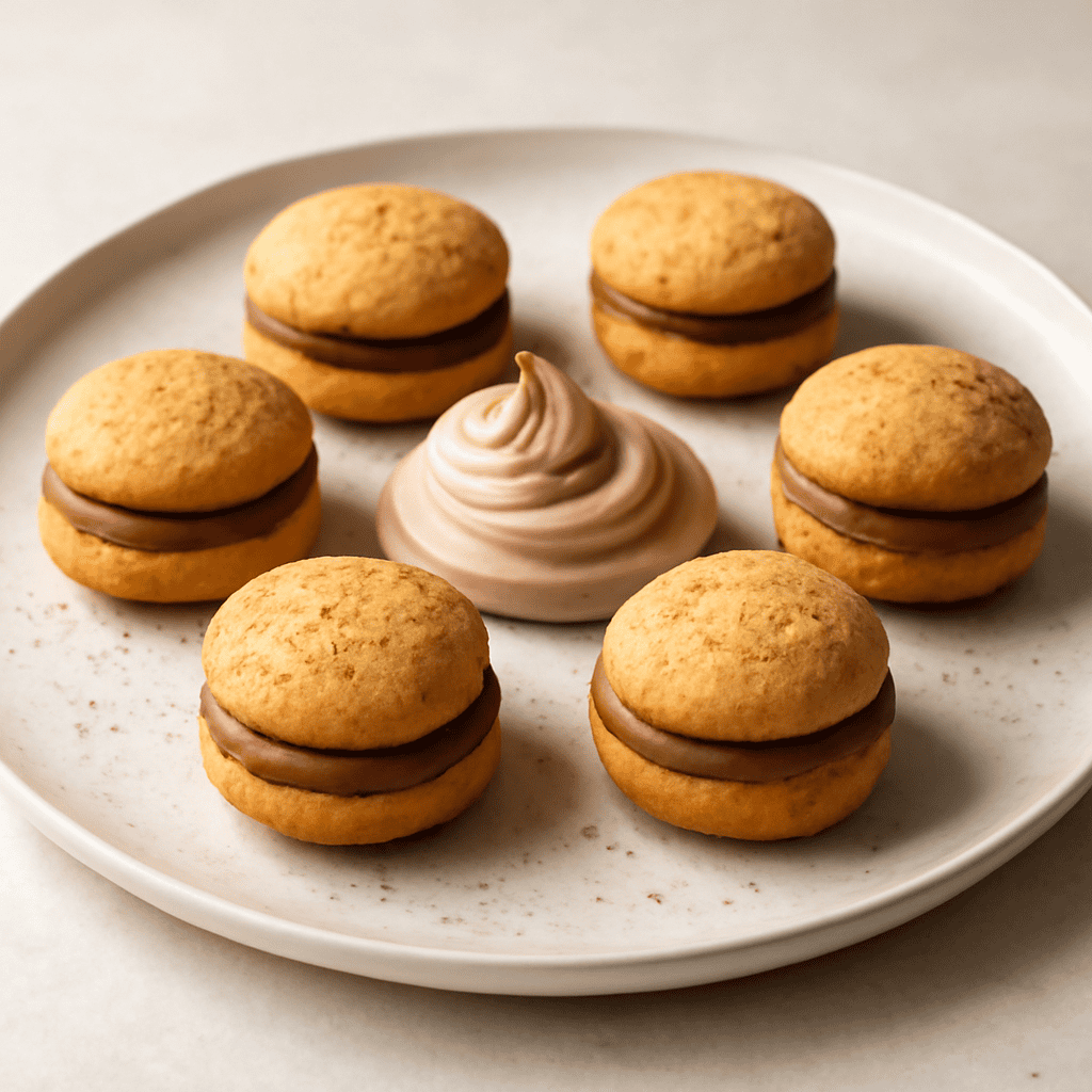 Baci di dama con crema al mascarpone al liquore di cioccolato