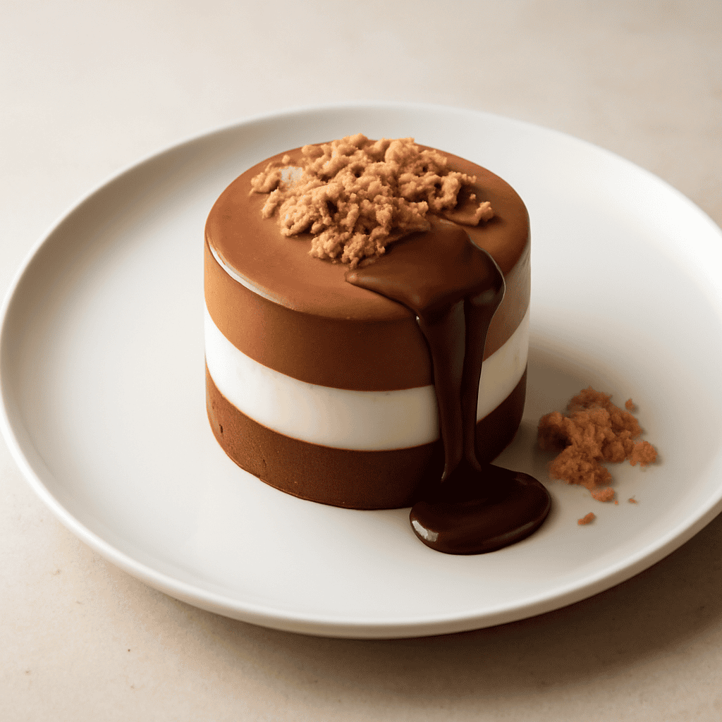 Bavarese ai due cioccolati