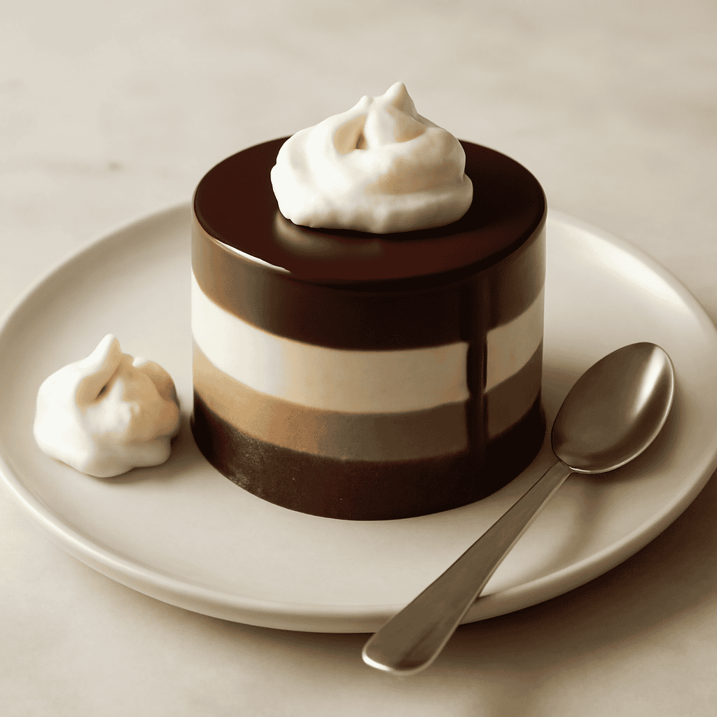 Bavarese ai tre cioccolati