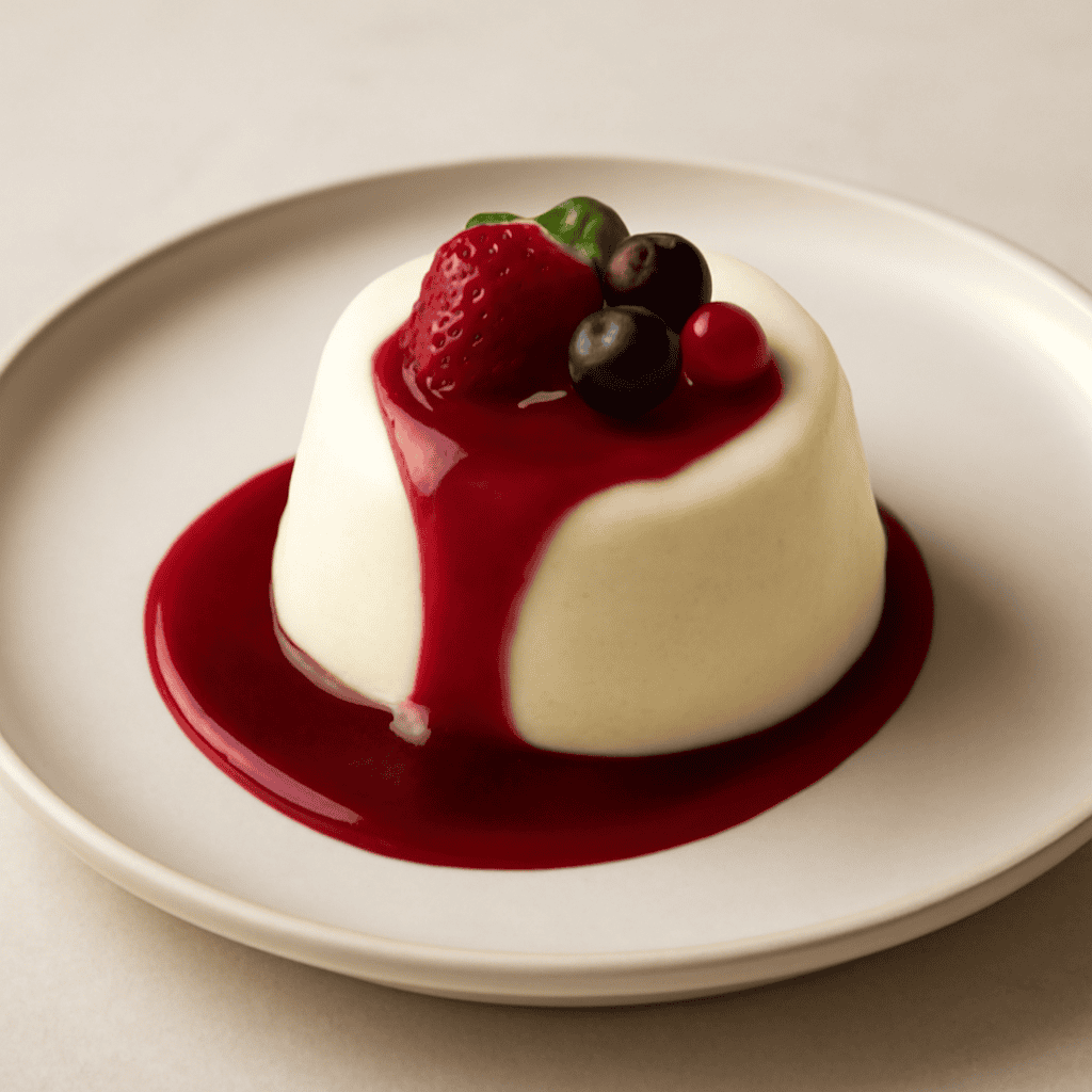 Bavarese al cioccolato bianco