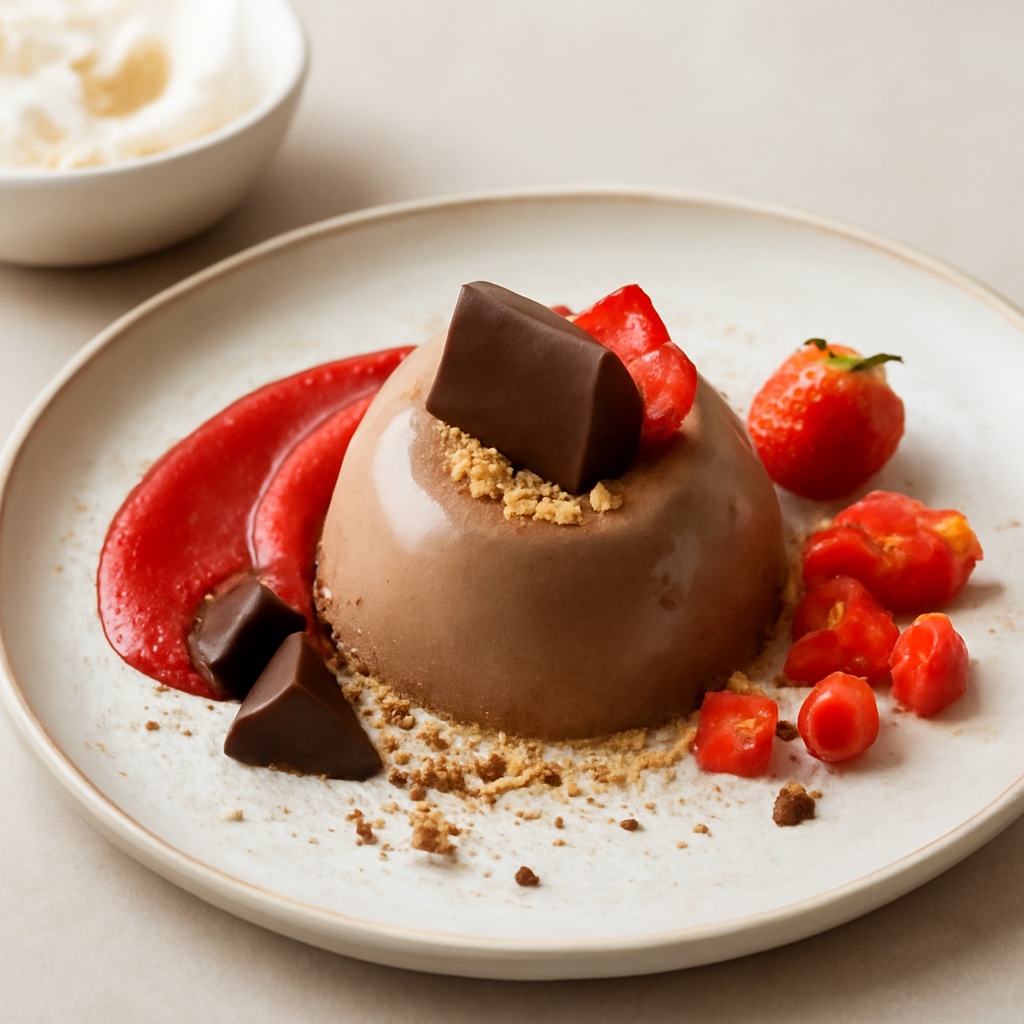 Bavarese al gianduia