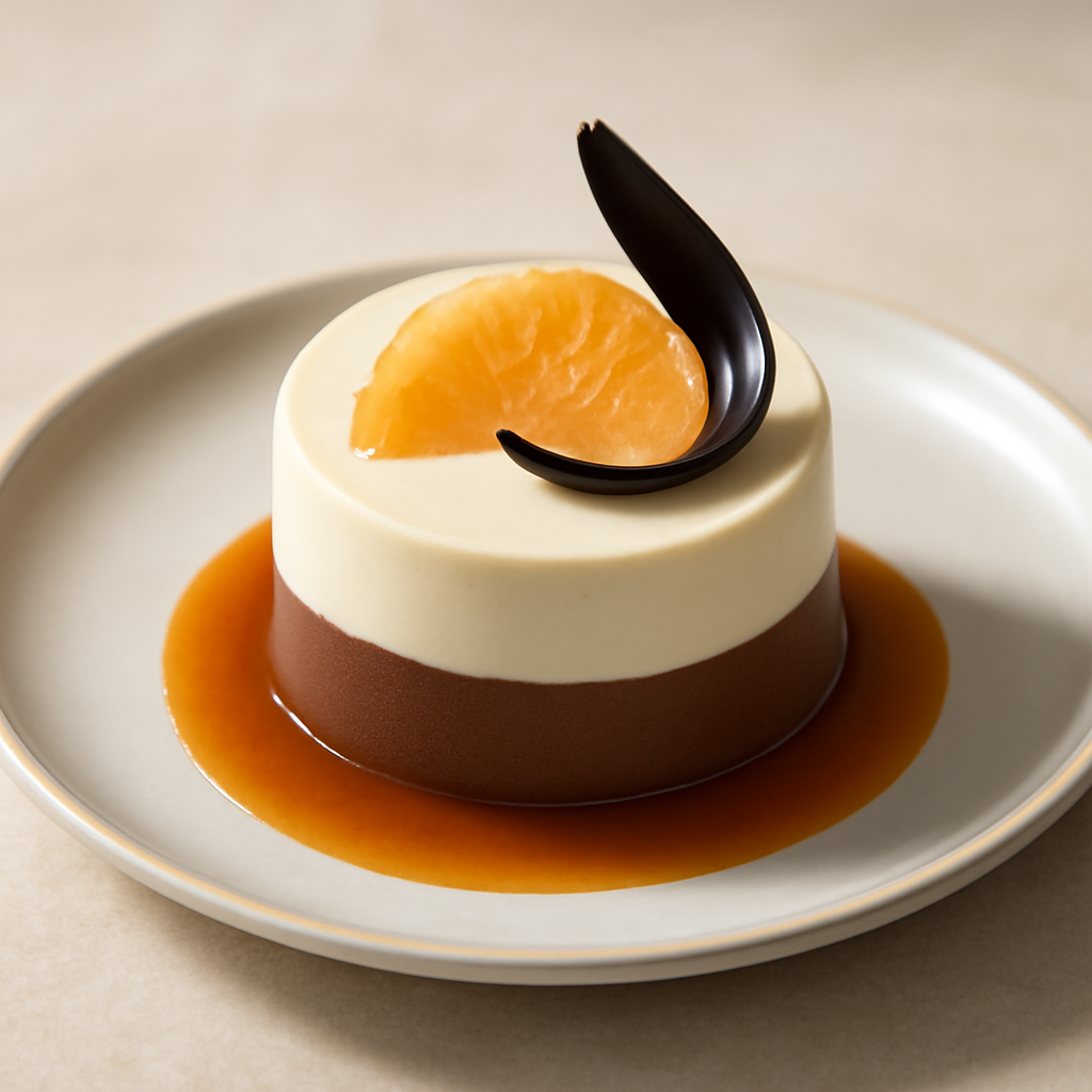 Bavarese d’arancio e cioccolato