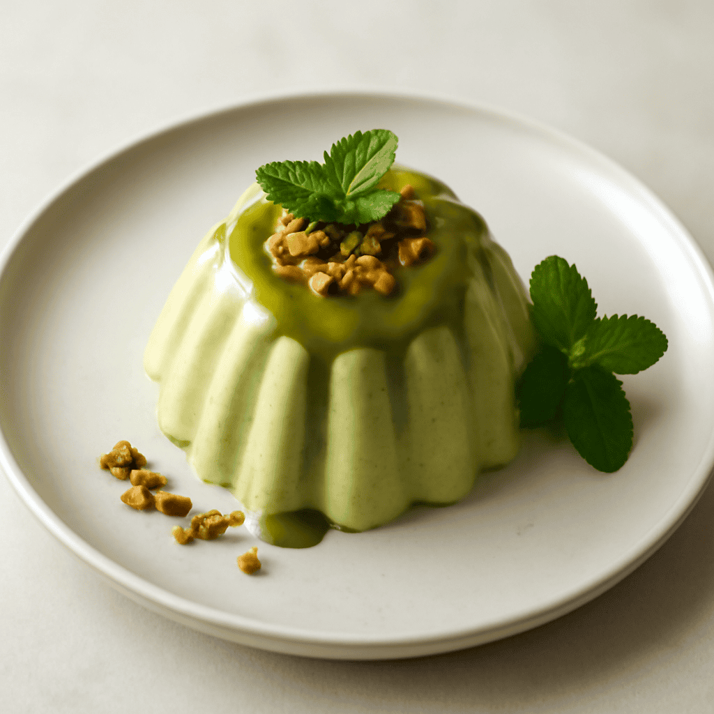 Bavarese pistacchio e menta
