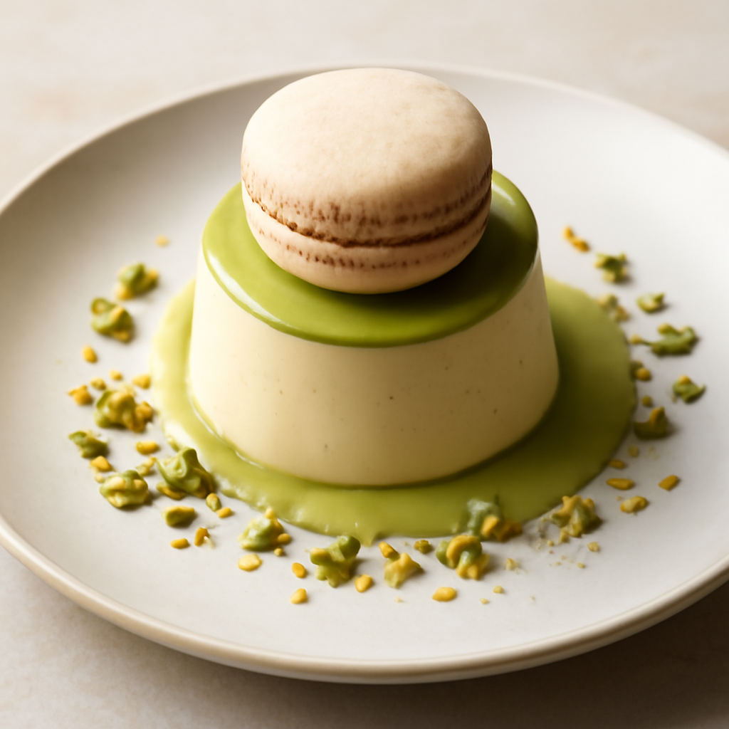 BAVARESE VANIGLIA E PISTACCHIO