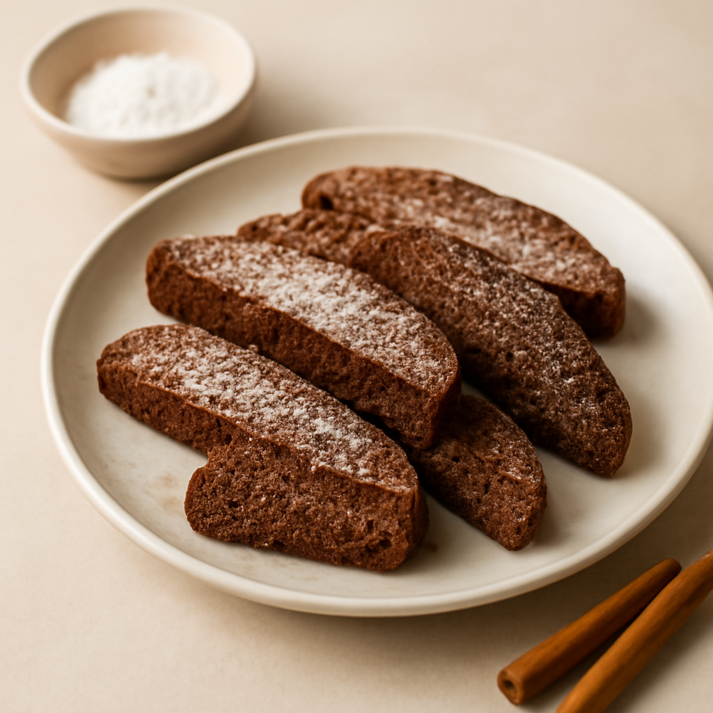 Biscotti al cacao e cannella