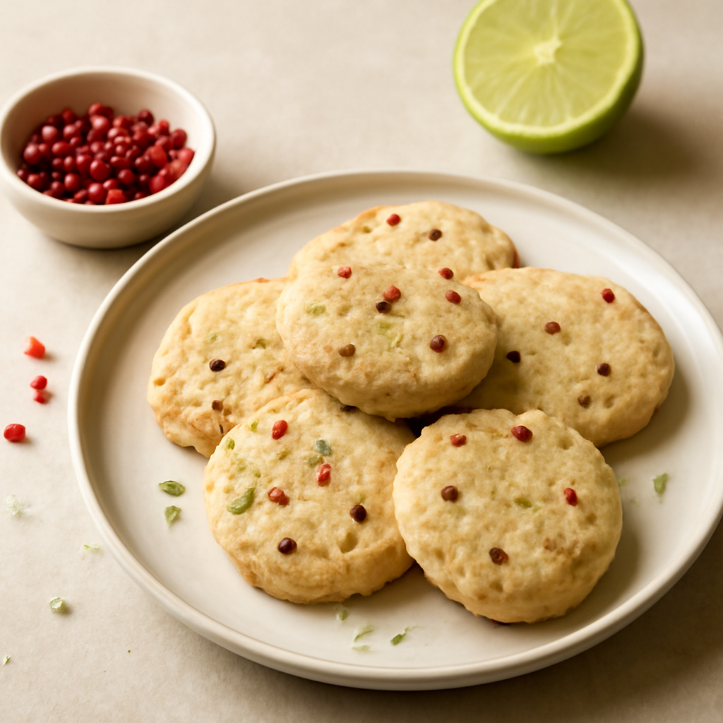 Biscotti al pepe rosa