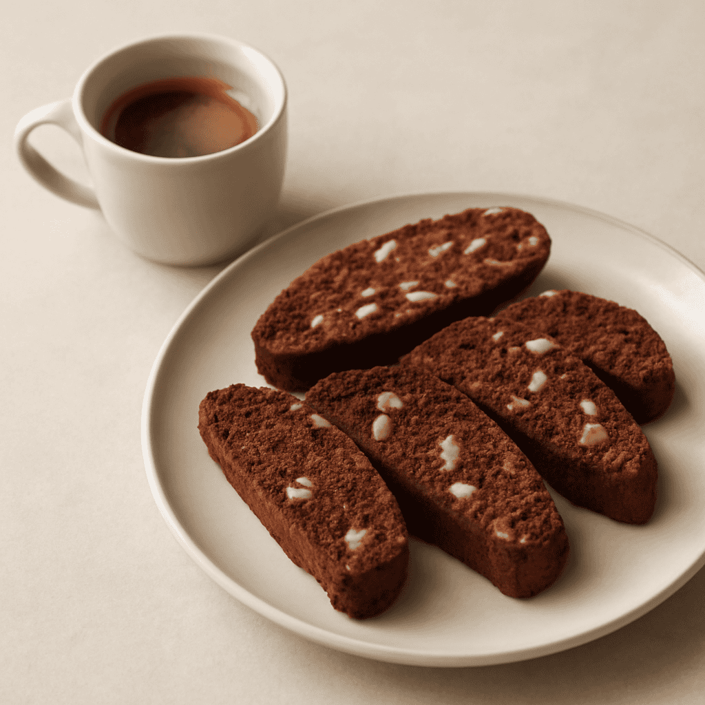 Biscotti caffè e cacao