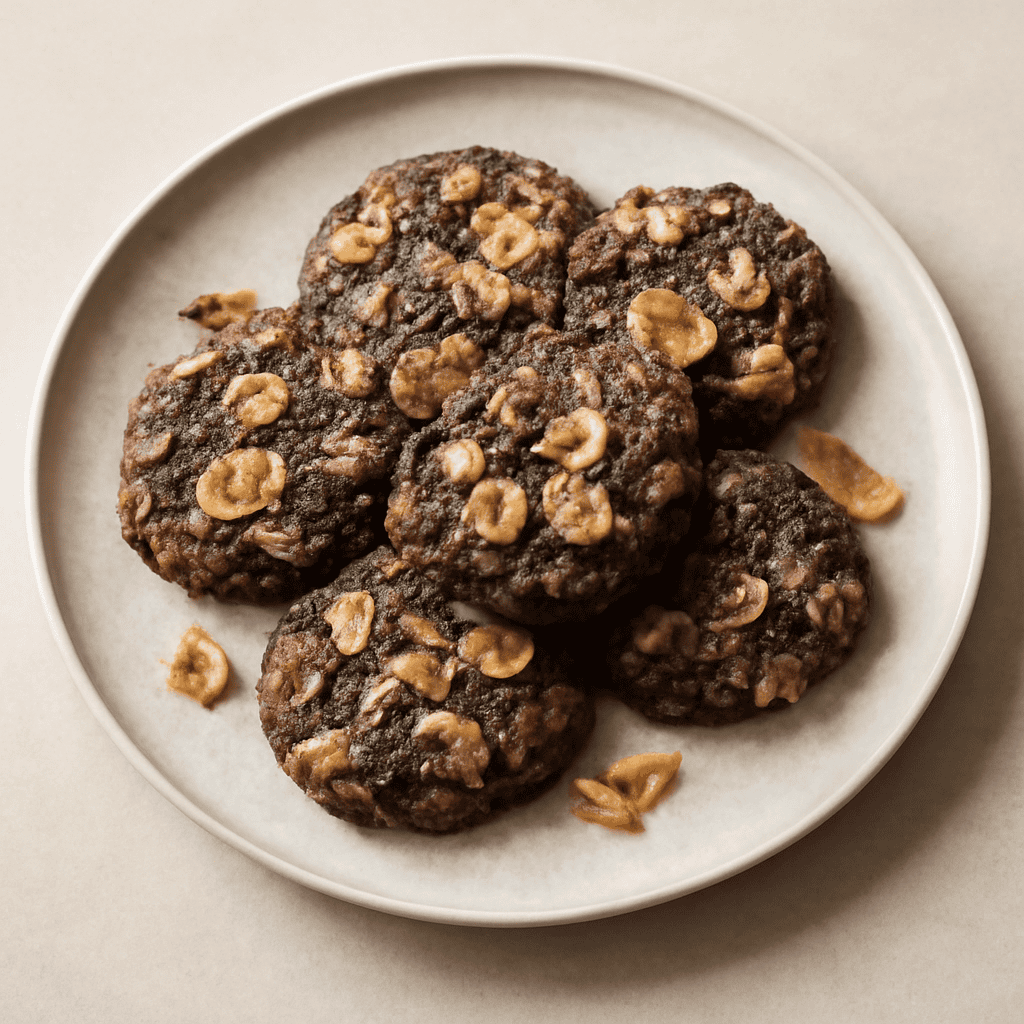 Biscotti cioccolato e fiocchi di mais