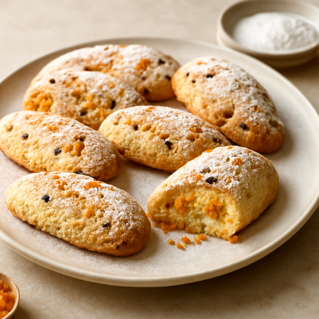 Biscotti friabili all’arancia