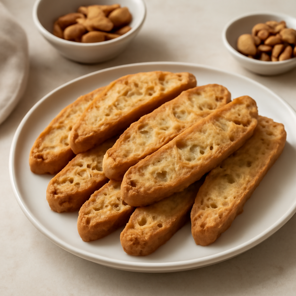 Biscotti salati con mandorle e noci