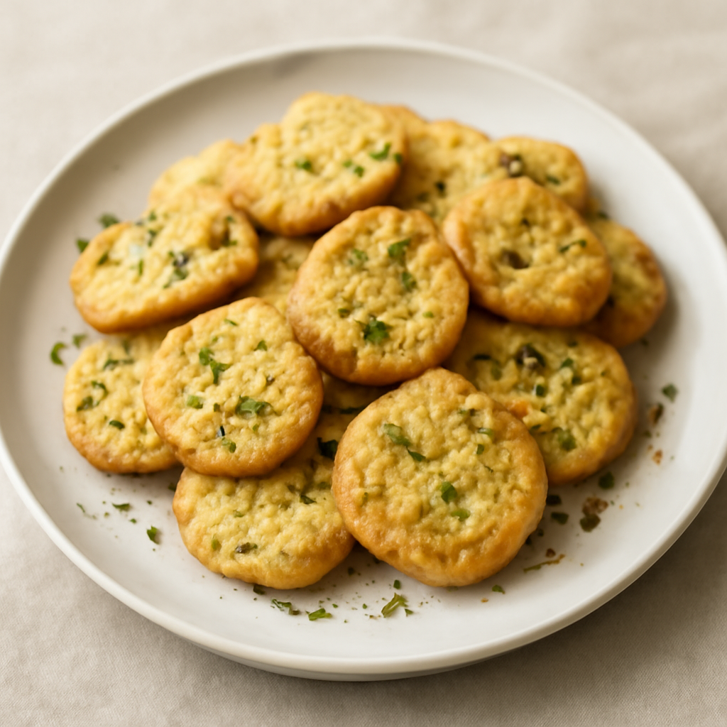 Biscottini al Parmigiano e Pistacchi