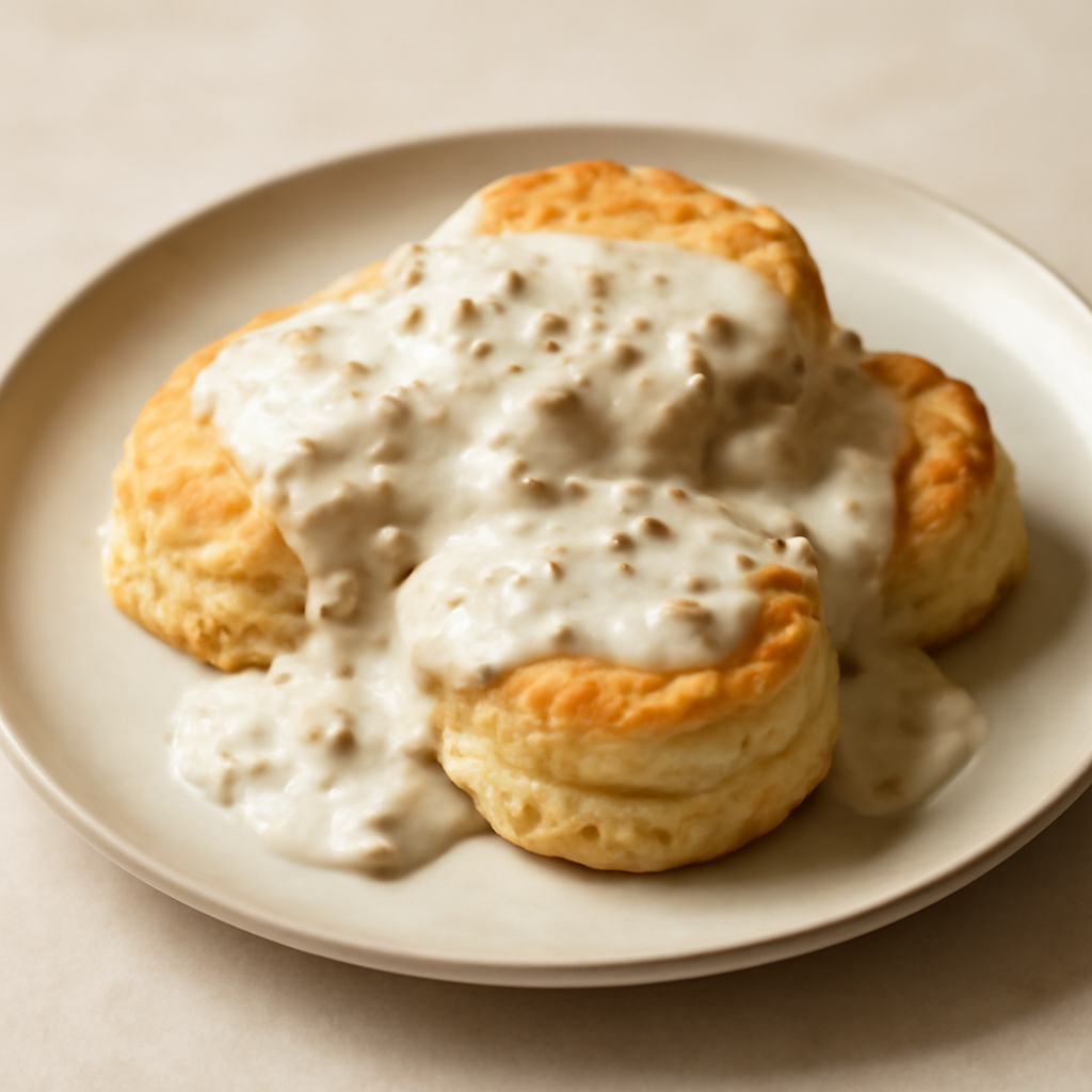 Biscuits and gravy