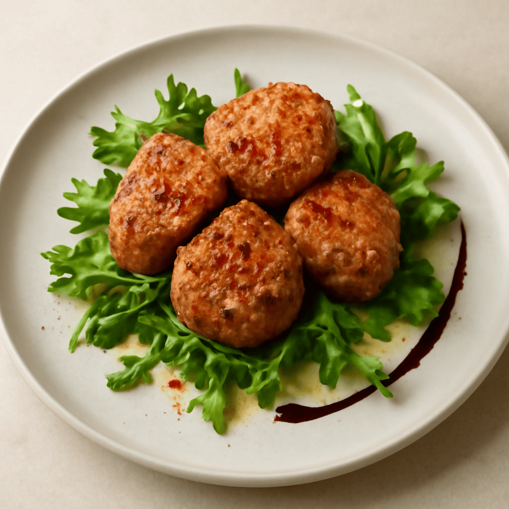 Bocconcini di filetto di vitello alla paprika , curcuma e bacche rosa