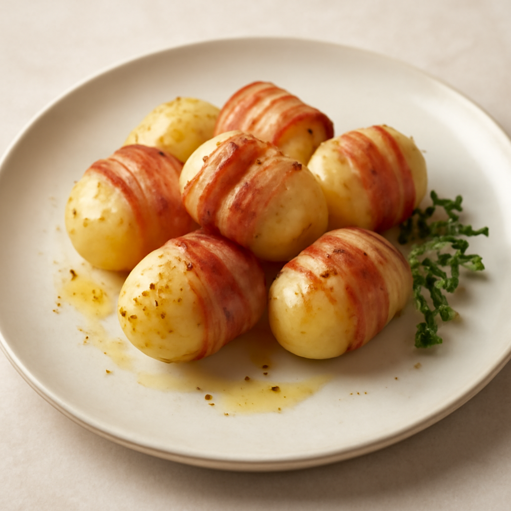 Bocconcini di patate formaggio e pancetta