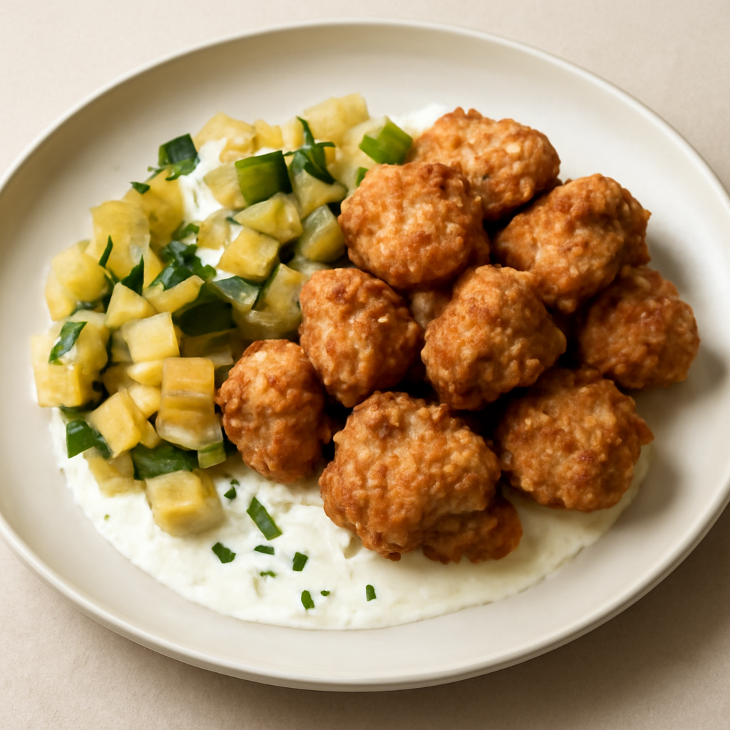 Bocconcini di petto di pollo fritti
