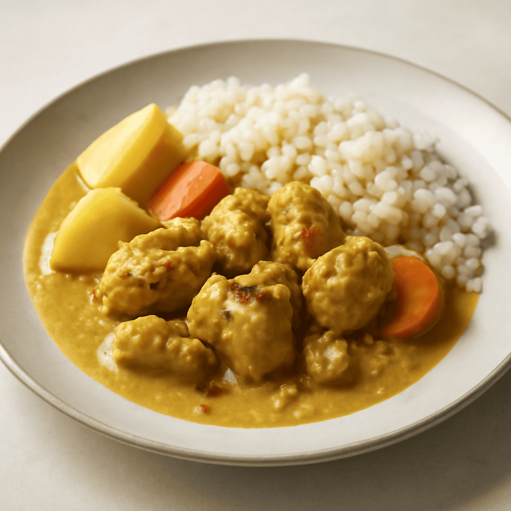 bocconcini di pollo con curry