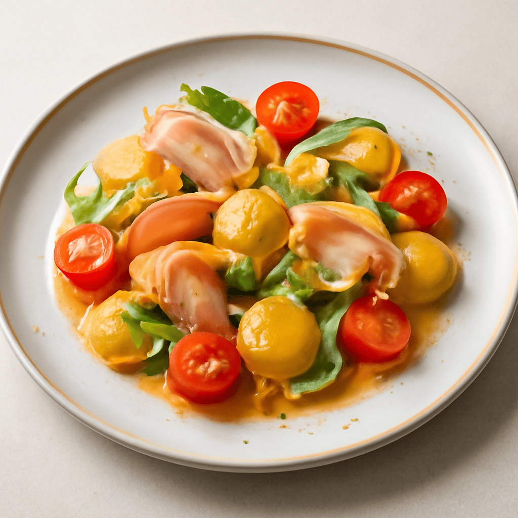 BOTTONI DI BISQUE CON TROTA AFFUMICATA