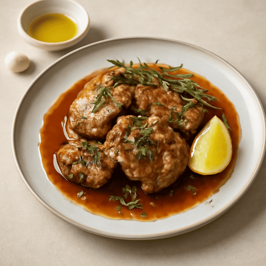 Braciole di maiale alla birra ed erbe aromatiche