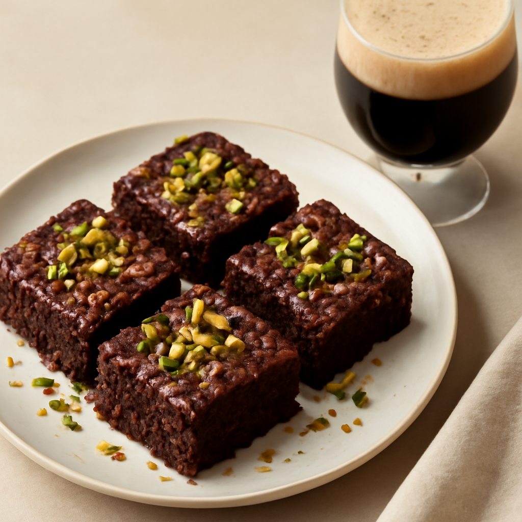 Brownies alla birra e cioccolato