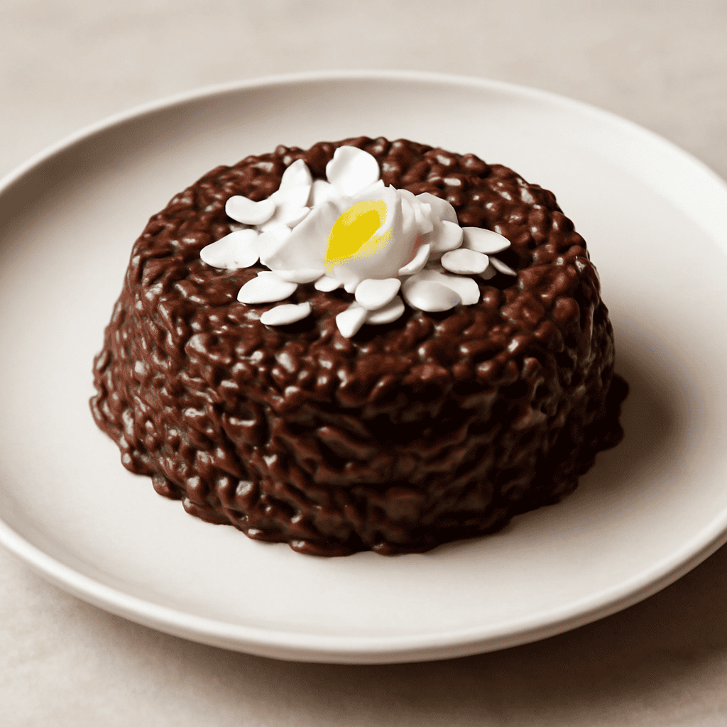 BUDINO RISO AL CIOCCOLATO E COCCO