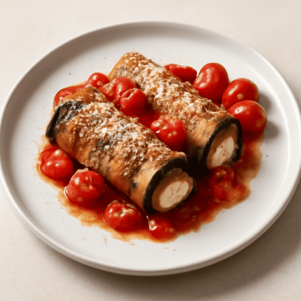 cannelloni di melanzana