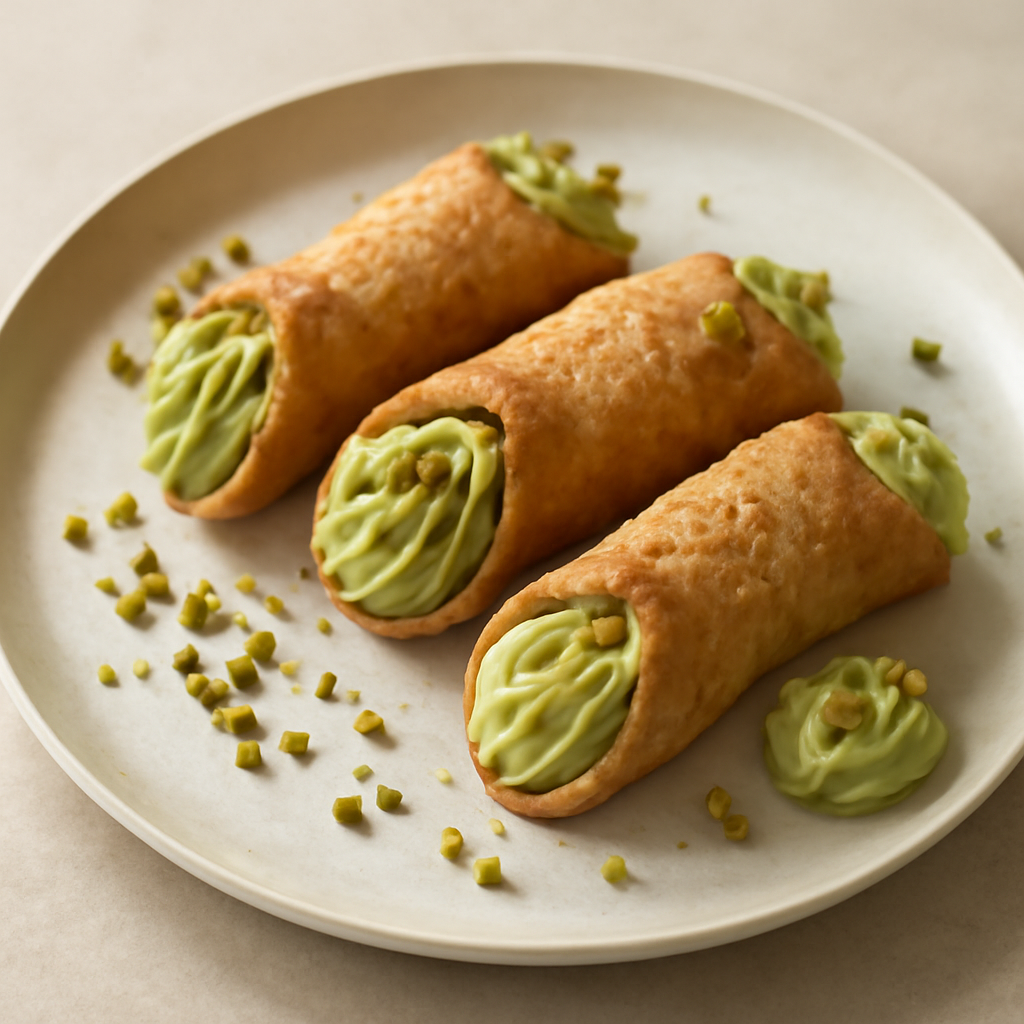 CANNONCINI AL PISTACCHIO