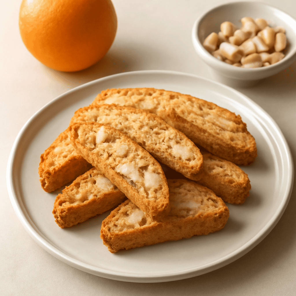 Cantucci arancia e mandorle