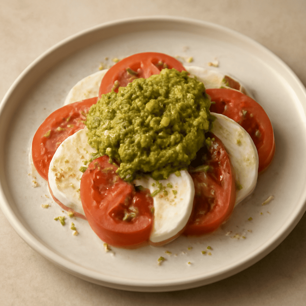 Caprese al pistacchio
