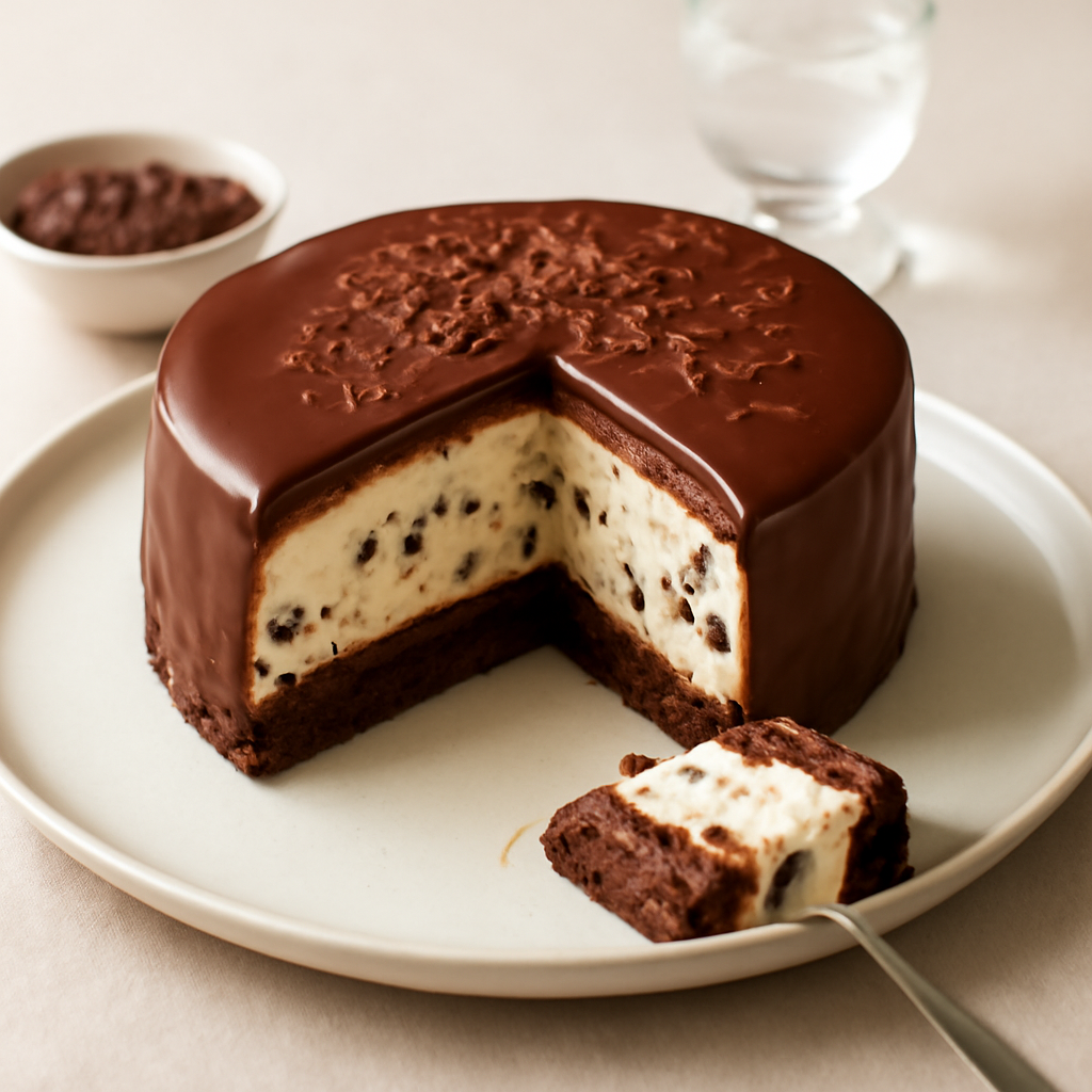 CASSATA AL CIOCCOLATO E PROFUMO DI SAMBUCA