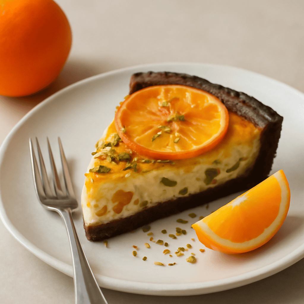 Cassata Siciliana al forno aromatizzata all’arancia
