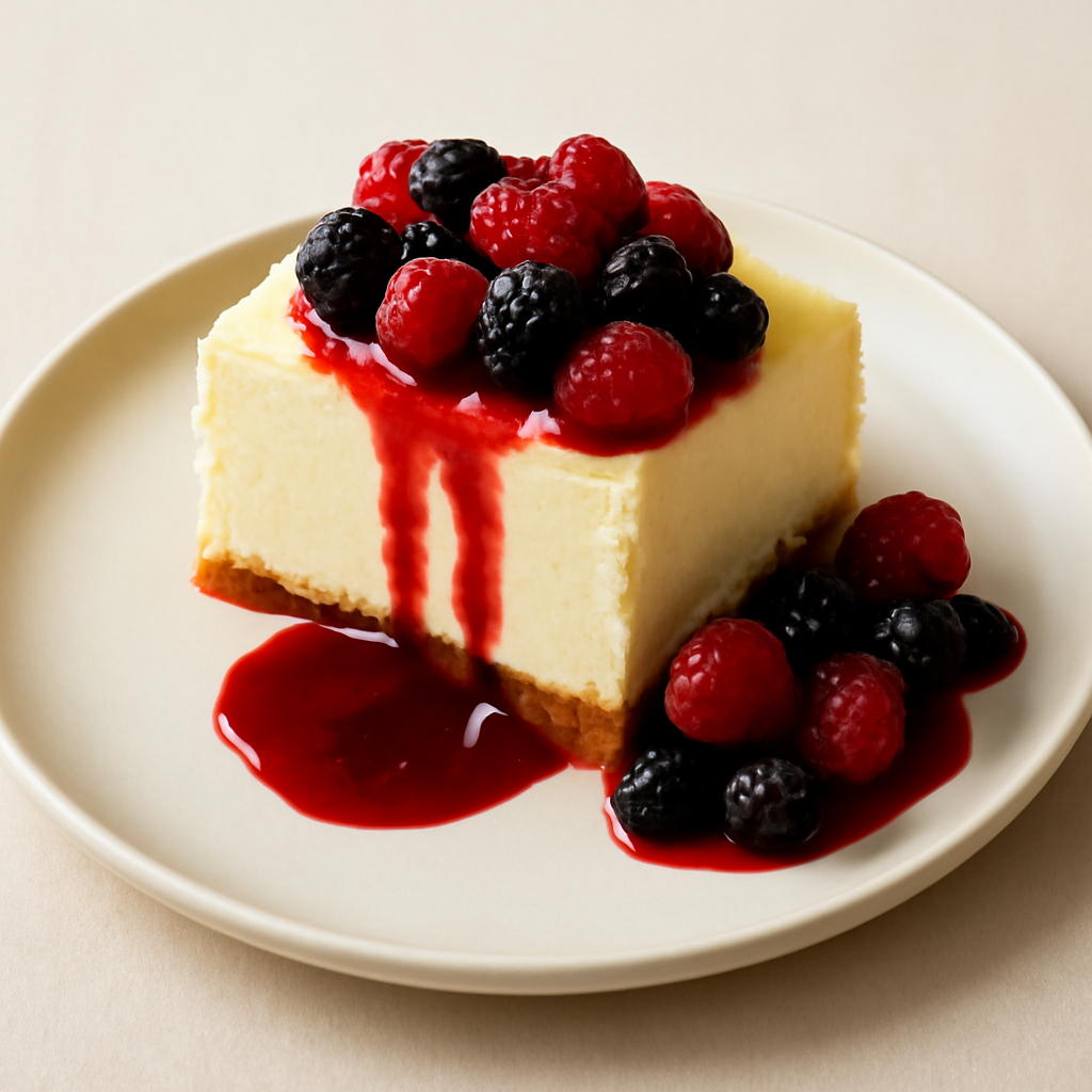Cheesecake ai frutti di bosco