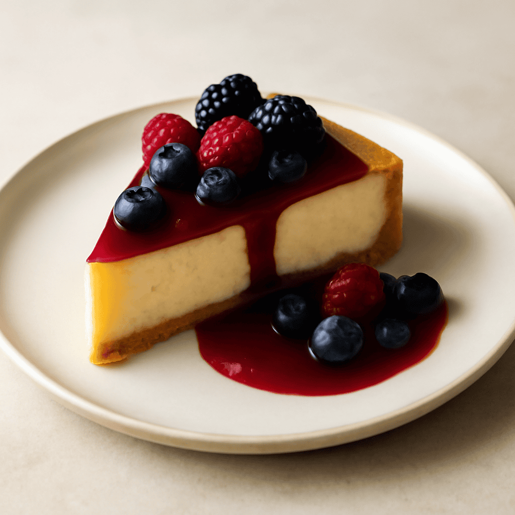 Cheesecake ai frutti di bosco