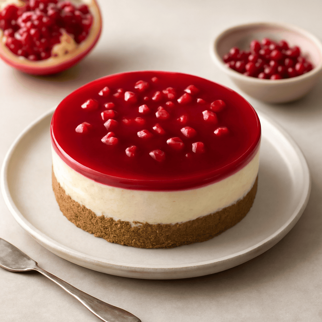 Cheesecake al melograno
