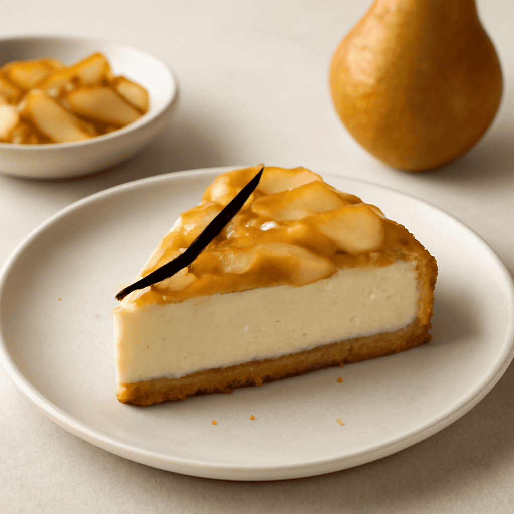 Cheesecake alle pere