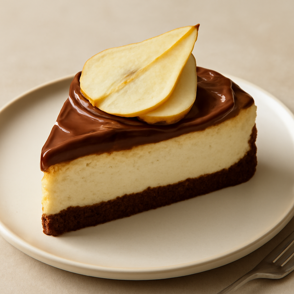 Cheesecake alle pere e Nutella