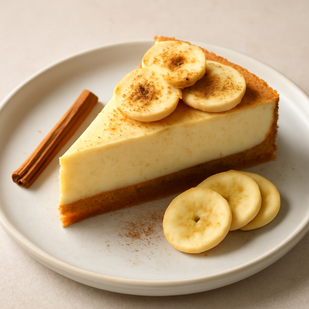 Cheesecake banane e cannella