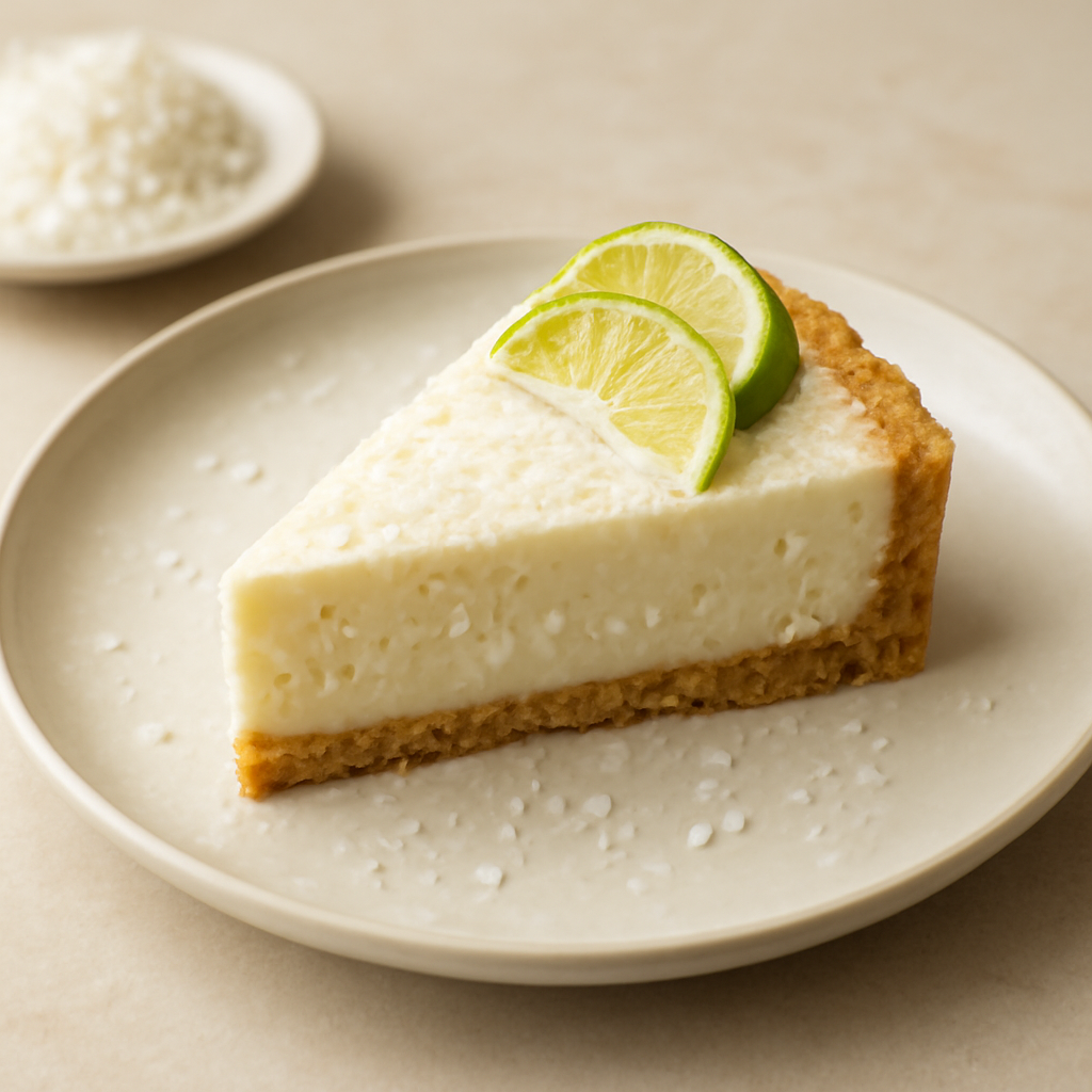 Cheesecake cocco e lime