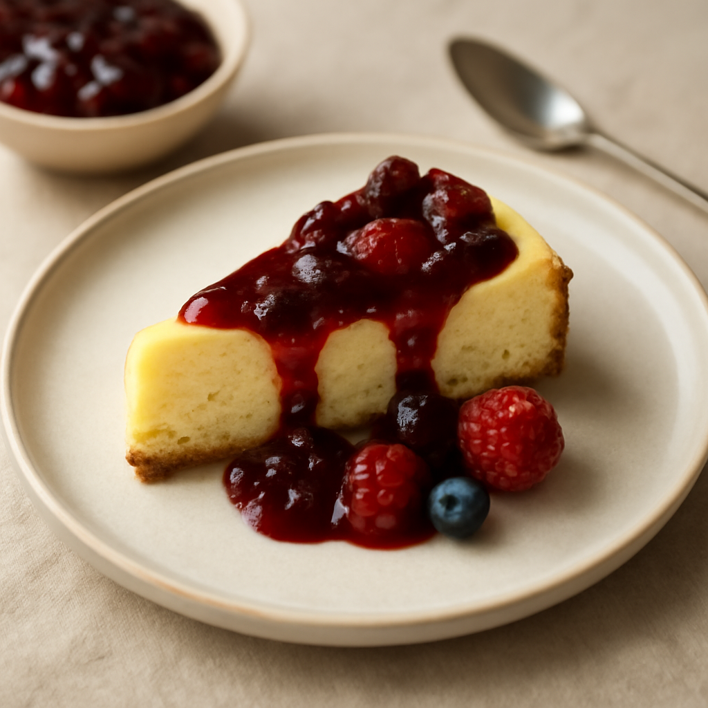 Cheesecake con i frutti di bosco