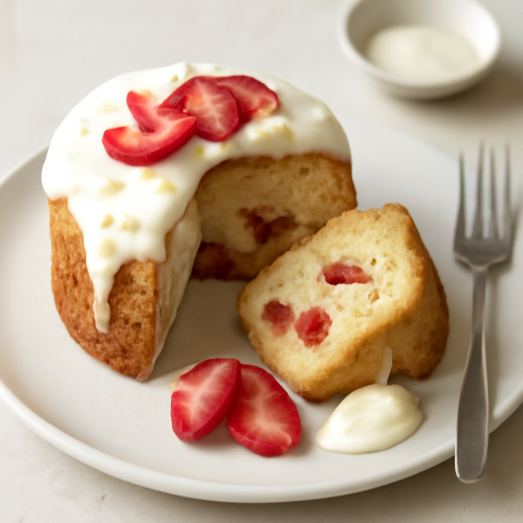Chiffon cake alle fragole