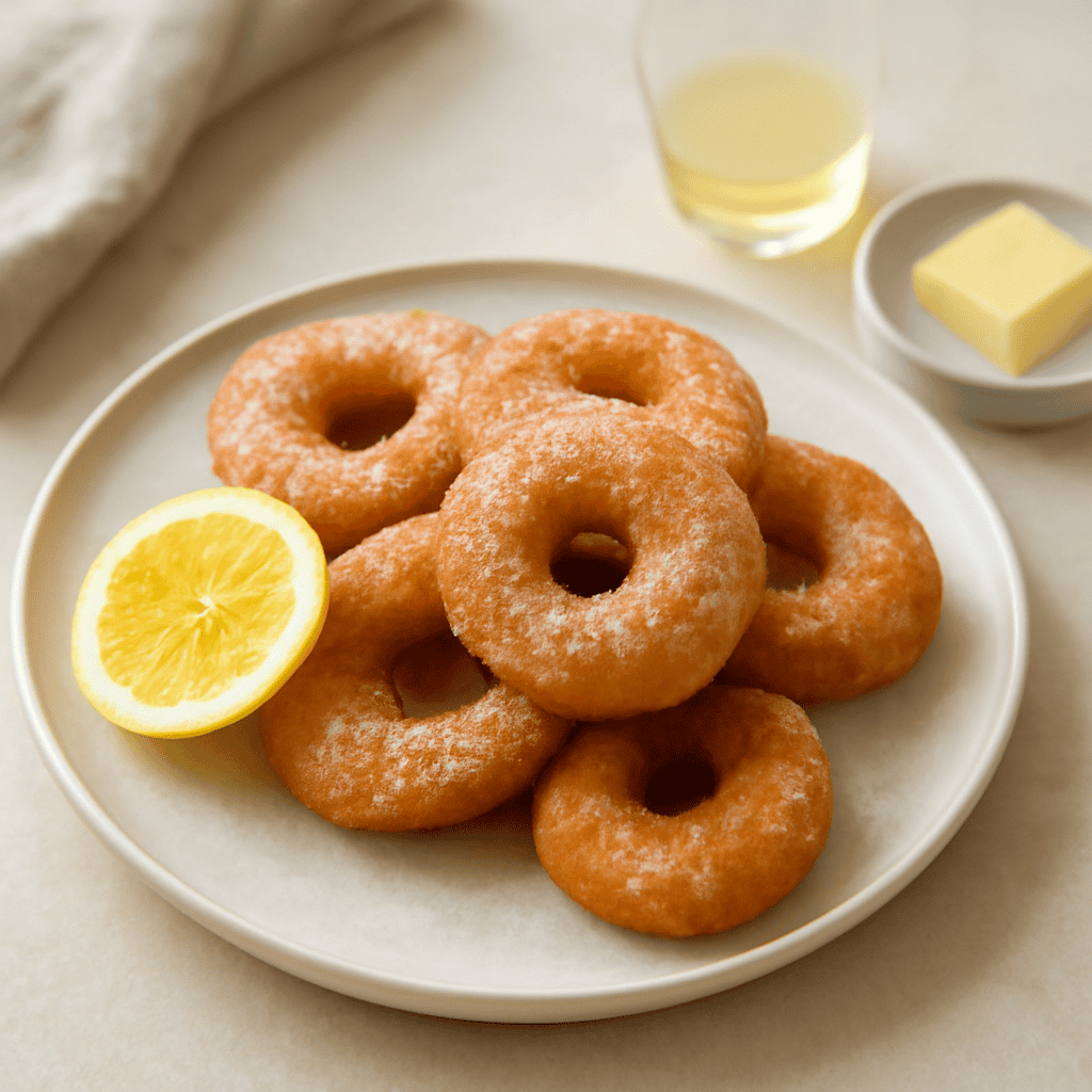 Ciambelle di patate Al limoncello