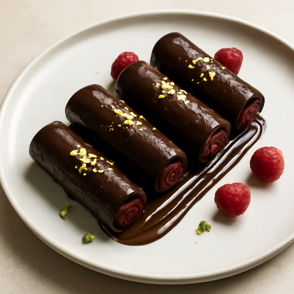 Cilindri di cioccolato