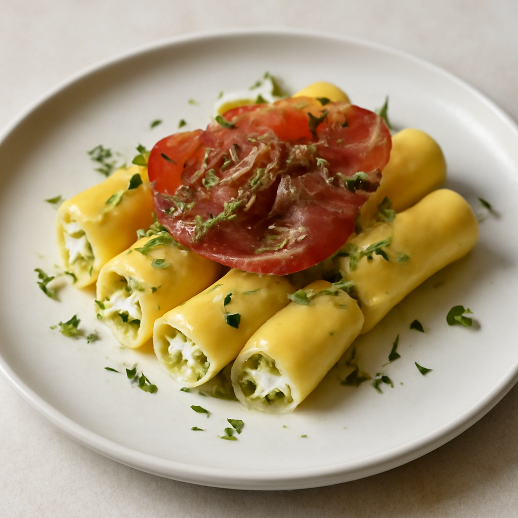 Cilindri Speck con Mascarpone alle erbe