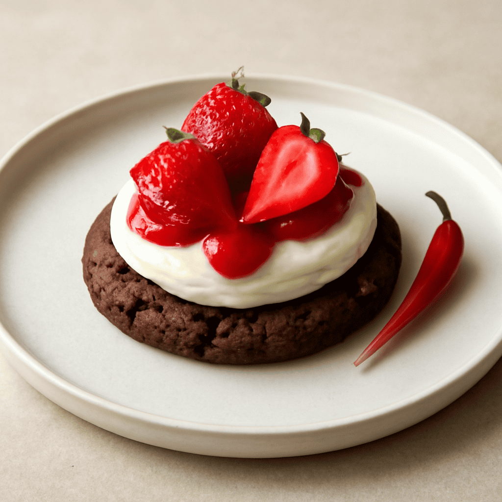 cioccolato fragola e peperoncino