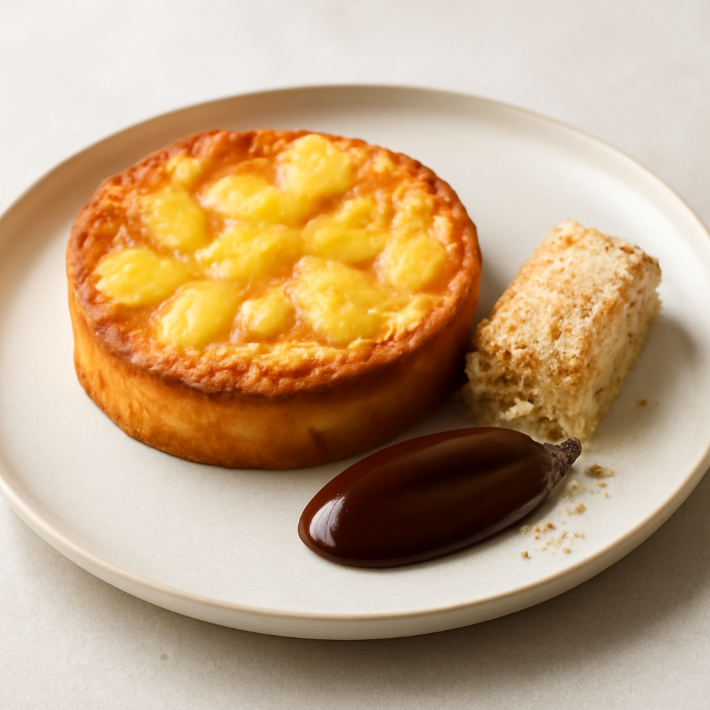 Clafoutis ananas e cocco