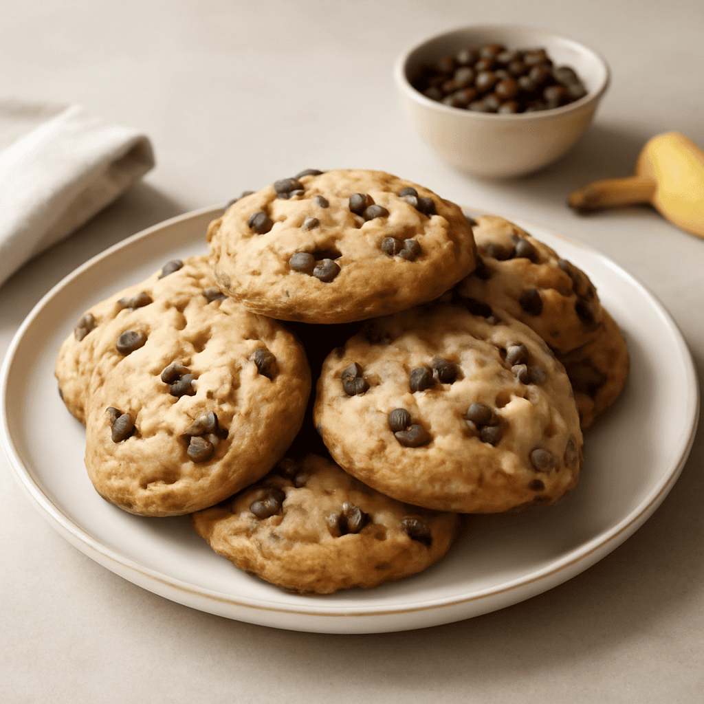 Cookies di banana e cioccolato