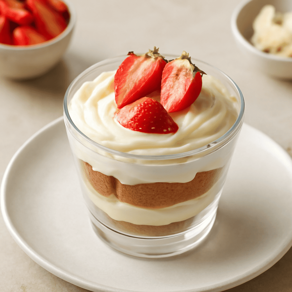 Coppa chantilly al cioccolato bianco